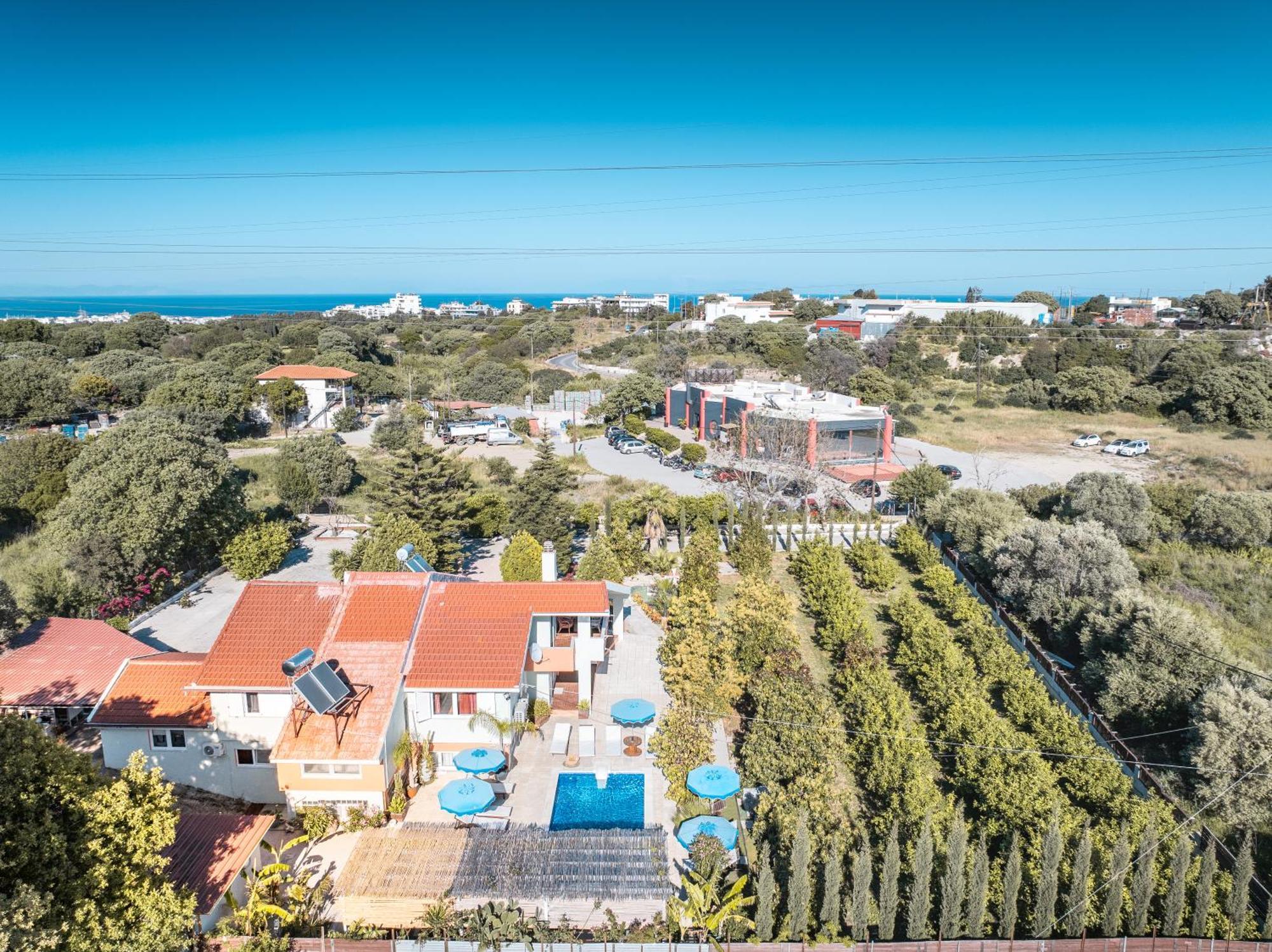 Artzy Villa Rhodes City Eksteriør billede
