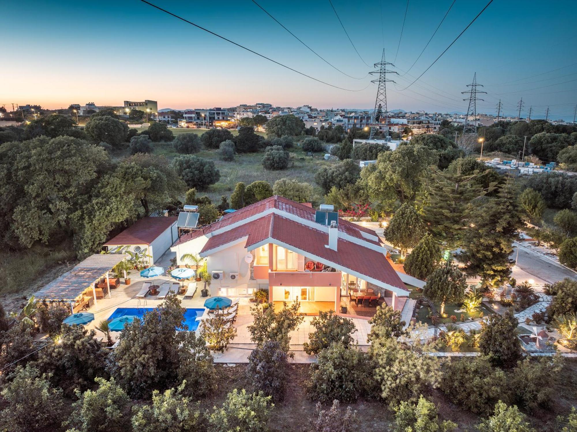 Artzy Villa Rhodes City Eksteriør billede